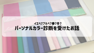 千葉でパーソナルカラー診断を受けてきた|16タイプ診断で分かった本当に似合う色とメイク